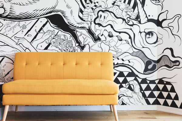 Digital Yellow Sofa
